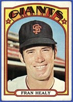 1972 Topps Baseball High #663 Fran Healy VG