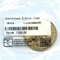 1974-S Silver Eisenhower Dollar - Littleton