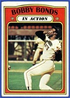 1972 Topps Baseball High #712 Bobby Bonds IA VG-EX