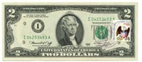 Lyle Minnesota Postmarked $2 Federal Reserve Note