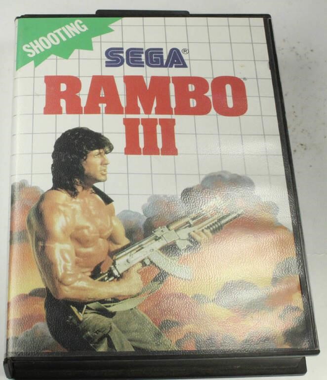 RAMBO III - SEGA VIDEO GAME