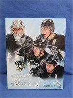 Pittsburgh Penguins signed Canvas w/Certificate