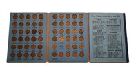 Lincoln Head Cent collector book dates complete