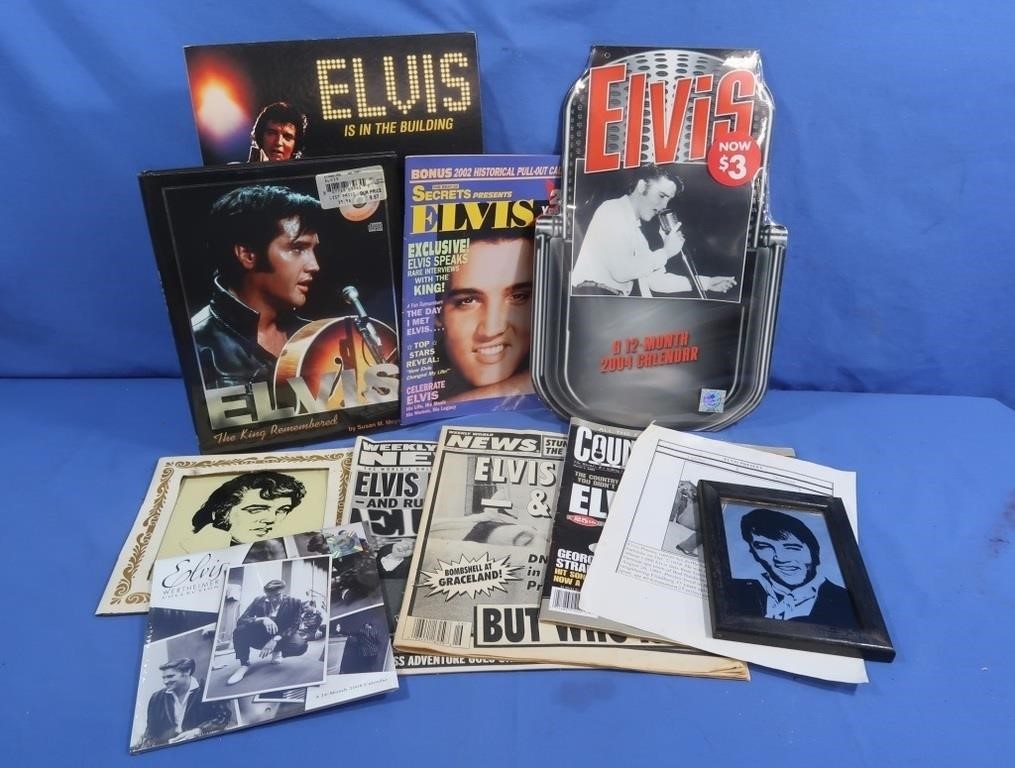 Weekly World News Elvis Magazines, Books,