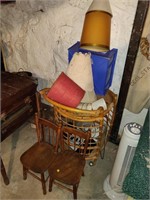 Child's Chairs, Lamp Shades, Misc Parts, etc.