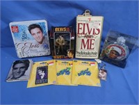 Elvis Ornaments, CDs, Bookmarks, Elvis & Me Book