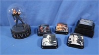 Elvis Dome Display Music Box, Photo Cubes