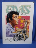 New Elvis Metal Sign