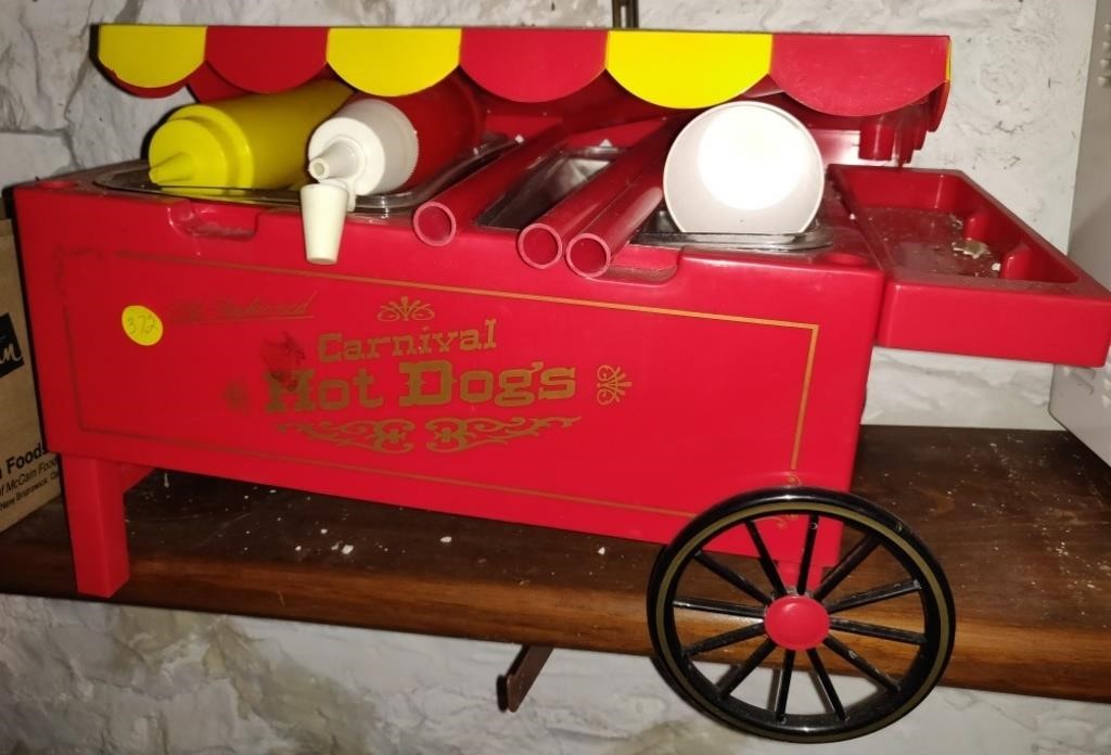 Mini Carnival Hot Dog Cart