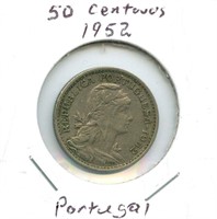 Portugal 1952 50 Centavos