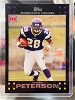 2007 Topps Football Rookie  #301 Adrian Peterson