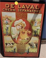 De Laval Cream Separator Tin Sign