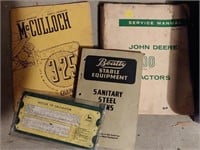 John Deere, Mcculloch, Beatty Manuals & Nozzle