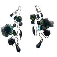 Flower Earrings - Costume Jewelry