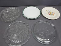 *LPO* Glass Serving Plates