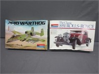 Car & Military Airplane Model Kits - Completeness