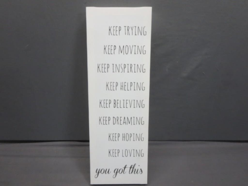 You Got This Wall Art on Canvas 6x18"