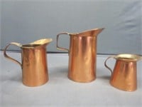 Copper Pitchers