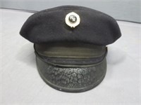 Vintage R.R. Hat with U.S. Navy Buttons