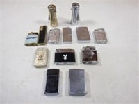 (13) Vintage Lighters Two Are Zippos