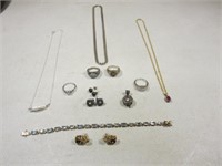 Beautiful Selection Of Jewelry Some Sterling