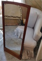 Upholstered Chair & Mirror