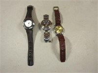 (3) Mens Watches Timex i-Control Nautica &