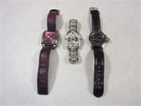 (3) Mens Watches Lucien Piccard & Geneva All Will