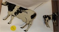 De Laval Tin Cow Postcards & Envelope