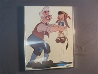 Geppetto / Pinocchio Framed Art 15x13