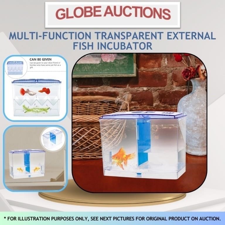 MULTI-FUNCTION TRANSPARENT EXTERNAL FISH INCUBATOR