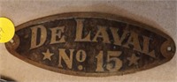 De Laval Name Plate