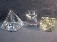 (3) Glass Tealight Holders