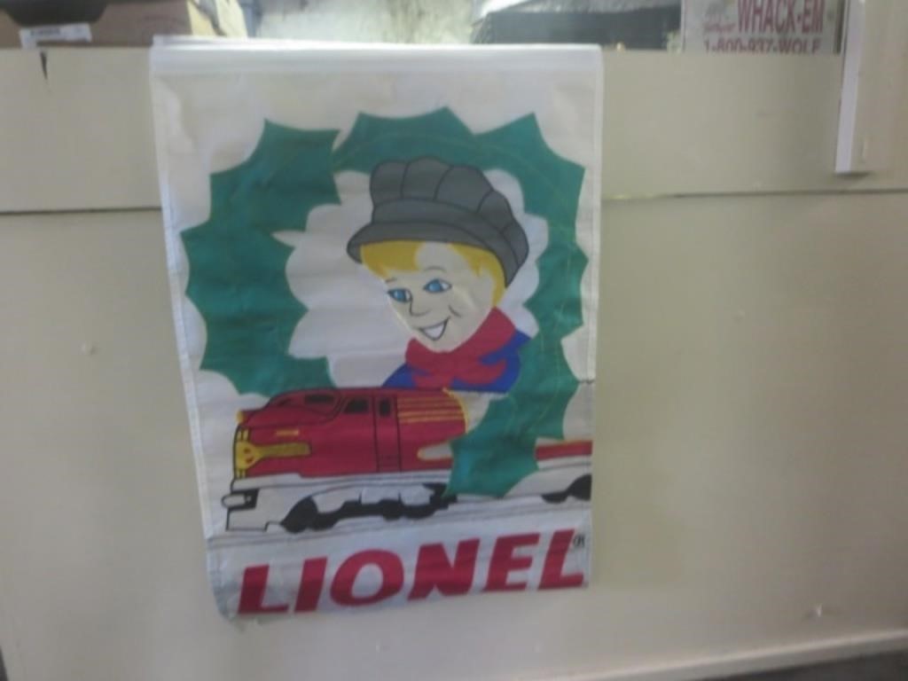 27 x 37 Lionel Creepy Train Boy Banner