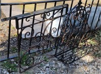Metal Fence & Other Decor