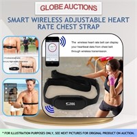SMART WIRELESS ADJUSTABLE HEART RATE CHEST STRAP