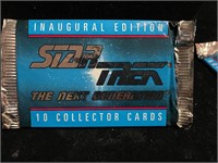 Lot of6 vintage StarTrek sealed trading card packs