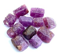 60 CT Natural Ruby Crystals