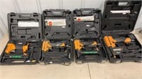 (4) Bostitch Air Staplers / Nailers