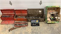 Tool Boxes, Wrenches, Sockets, Torch Hoses / Valve