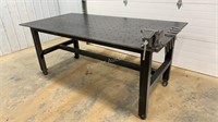 4x8 Fixture Welding Table w/ Leveling Casters