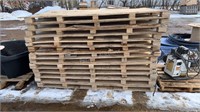 (13) Plywood Pallets 44"W x 91"L