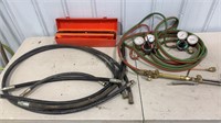 Cutting Torch, Hyd Hoses, Triangle Safety Kit