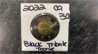 2022 Black Tribute Toonie Coin