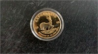 South African Gold Plated Coin