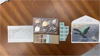 1989 Uncirculated Coin & Stamp Set