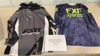 (2) Unused FXR Racing Jersey - Mens - Size Large