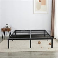 AMOBRO Queen Size Bed Frame Metal 14 Inch