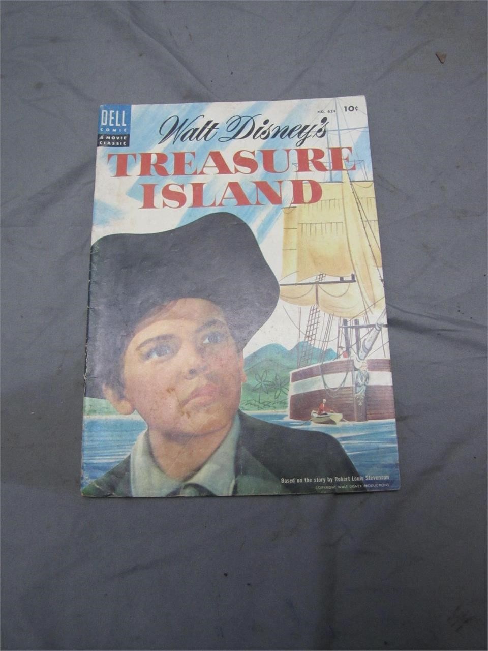 Vintage Walt Disney's Treasure Island Dell Comic