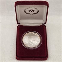 1991 Silver Bill of Rights Chrysler Medallion